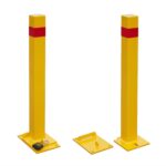 Anti-parking pole - yellow