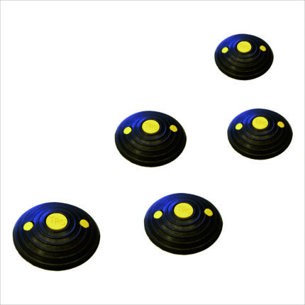 Rubber speed bump