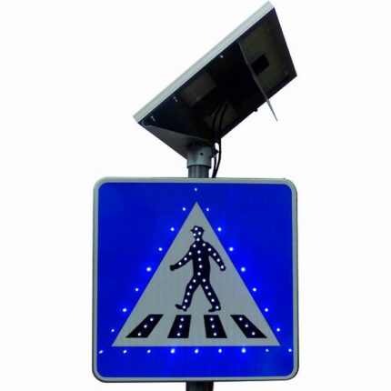 Sign D17 with solar power
