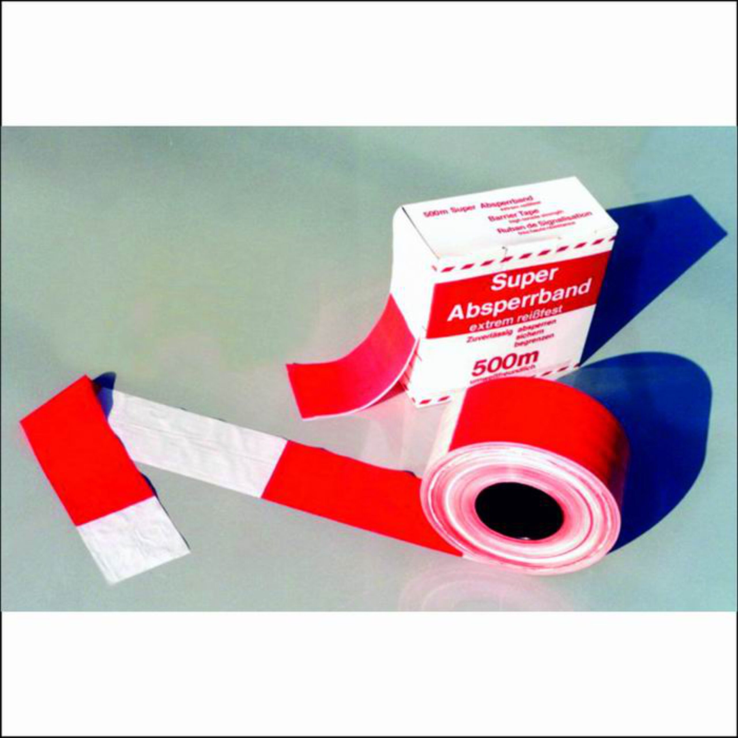Strip with white and red stripes Strip with white and red stripes