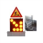 Closing plate with LED panel
