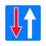 Road sign B6