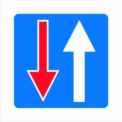 Road sign B6