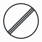 Road sign V34