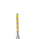 Anti-parking pole Ф60 with mounting plate
